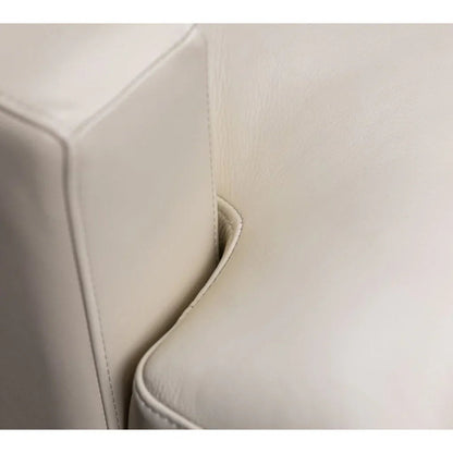 Redding Leather In Ashland Pearl Chair - LOOMLAN - Olivia + Quinn - Club Chairs