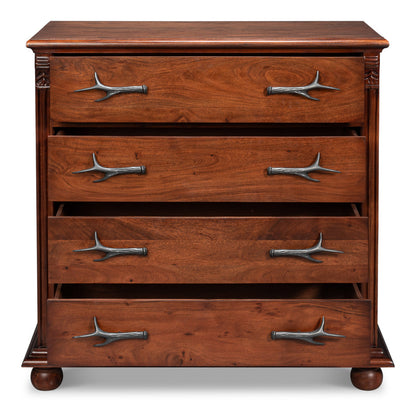 Redford Four Drawers Wood Chest
