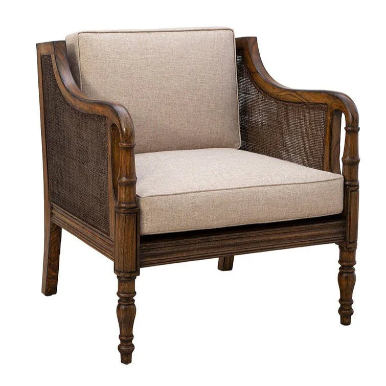 Redford Wood Framed Occasional Chair - LOOMLAN - Furniture Classics - Club Chairs