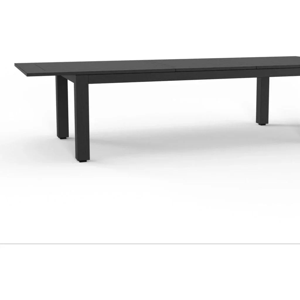 Redondo Aluminum Extendable Outdoor Table-Outdoor Dining Tables-Sunset West-LOOMLAN