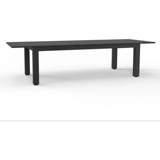 Redondo Aluminum Extendable Outdoor Table-Outdoor Dining Tables-Sunset West-LOOMLAN