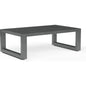 Redondo Aluminum Outdoor Coffee Table-Outdoor Coffee Tables-Sunset West-LOOMLAN