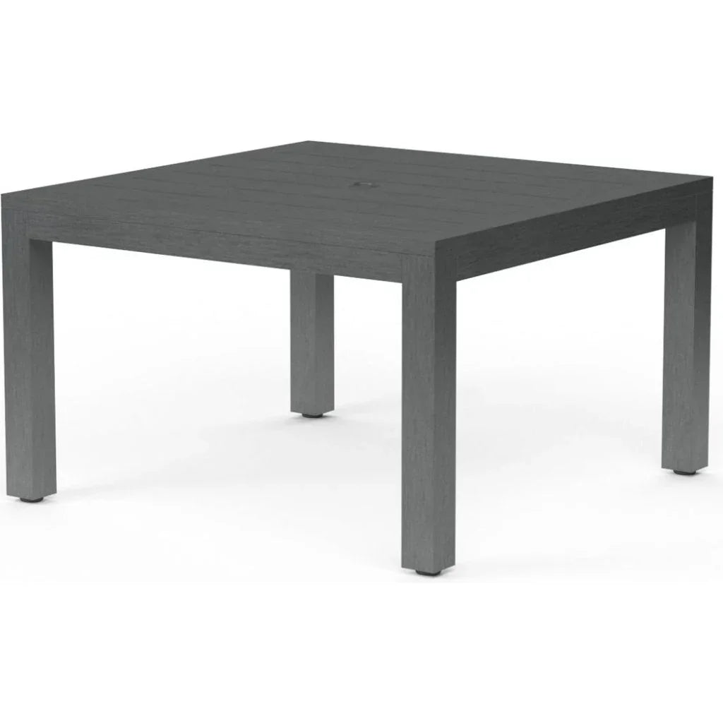 Redondo Aluminum Square Outdoor Dining Table-Outdoor Dining Tables-Sunset West-LOOMLAN