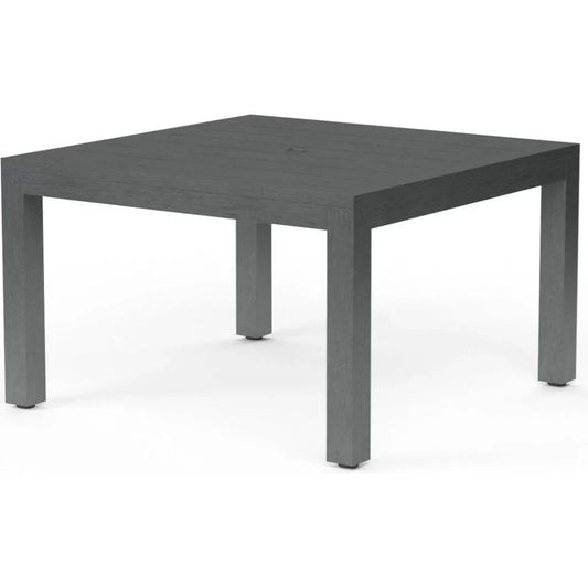 Redondo Aluminum Square Outdoor Dining Table-Outdoor Dining Tables-Sunset West-LOOMLAN