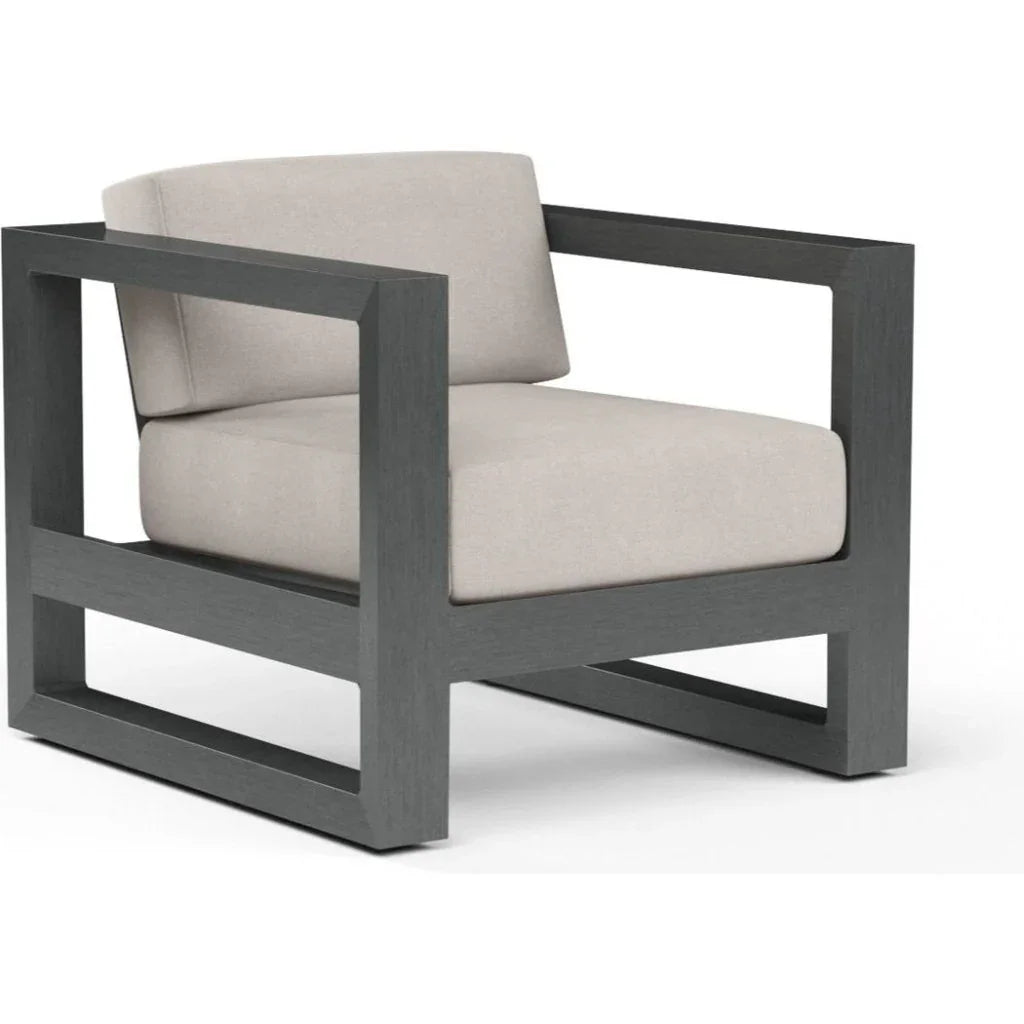 Redondo Sunbrella Outdoor Club Chair-Outdoor Accent Chairs-Sunset West-Canvas Natural-LOOMLAN