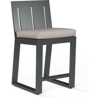 Redondo Sunbrella Outdoor Counter Stool-Outdoor Counter Stools-Sunset West-Canvas Natural-LOOMLAN