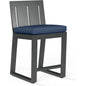 Redondo Sunbrella Outdoor Counter Stool-Outdoor Counter Stools-Sunset West-Spectrum Indigo-LOOMLAN