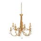 Reed Gold Crystal Design Chandelier - LOOMLAN - Wildwood - Chandeliers