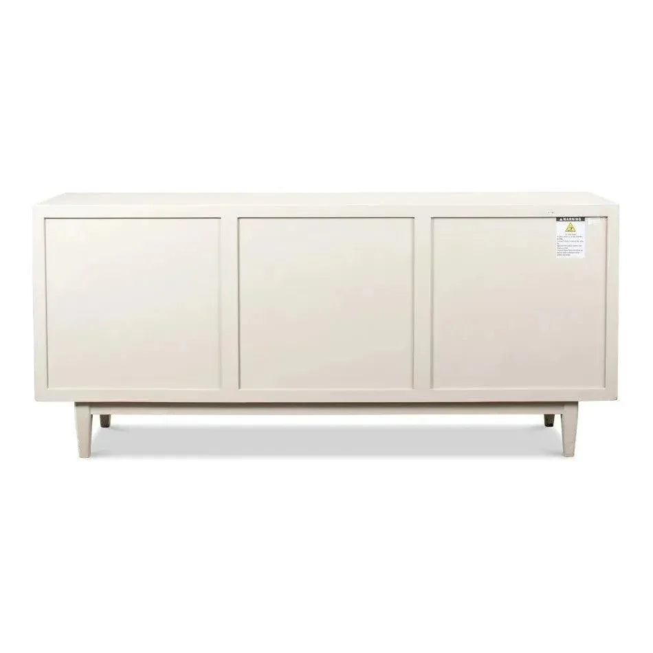 Reese Sideboard Antique White Cabinet For Living Room - LOOMLAN - Sarreid - Sideboards