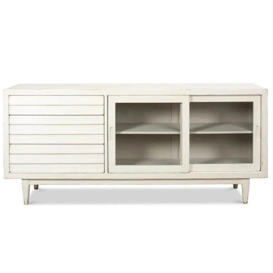 Reese Sideboard Antique White Cabinet For Living Room - LOOMLAN - Sarreid - Sideboards