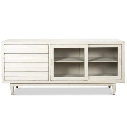 Reese Sideboard Antique White Cabinet For Living Room - LOOMLAN - Sarreid - Sideboards