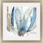 Refined Hand Assembled Blue Framed Wall Art