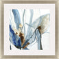 Refined Hand Assembled Blue Framed Wall Art