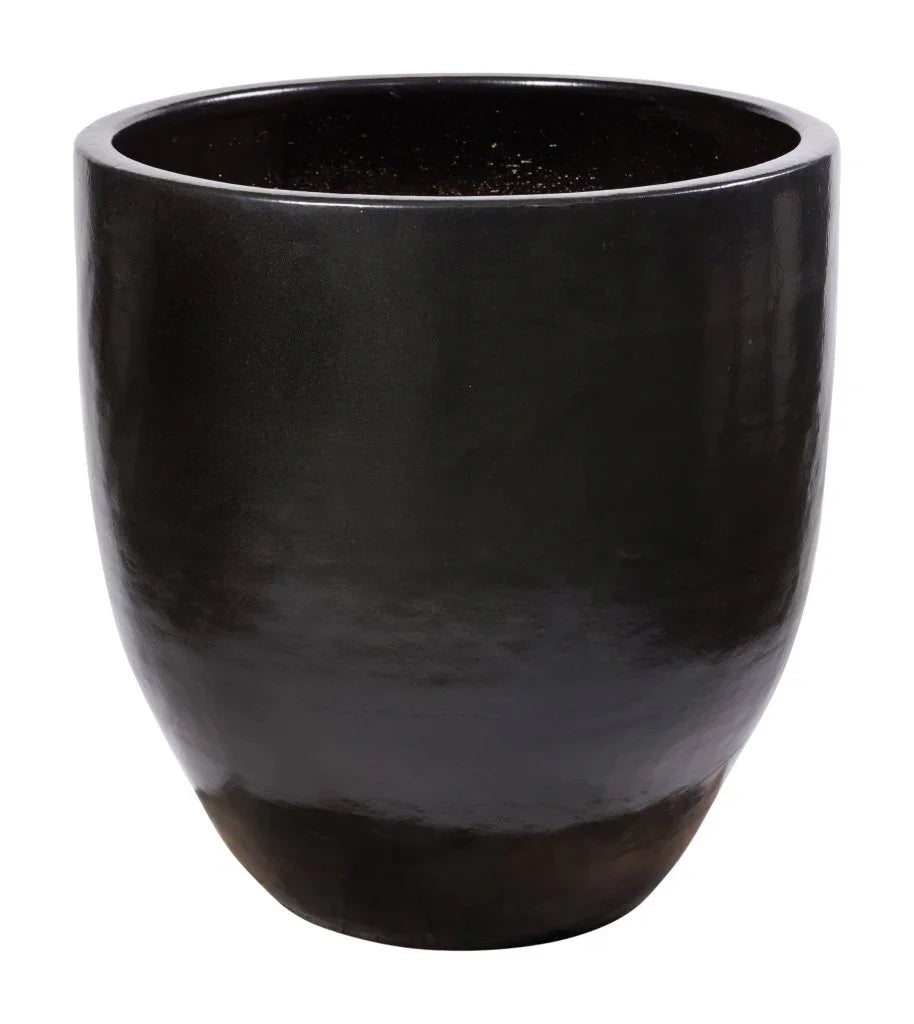 Reflection Ceramic Patio Planter (Set Of 2) - LOOMLAN - Seasonal Living - Outdoor Accessories