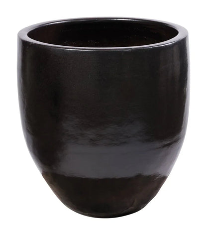 Reflection Ceramic Patio Planter (Set Of 2) - LOOMLAN - Seasonal Living - Outdoor Accessories