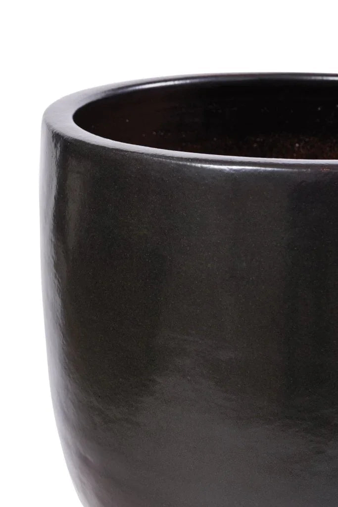 Reflection Ceramic Patio Planter (Set Of 2) - LOOMLAN - Seasonal Living - Outdoor Accessories