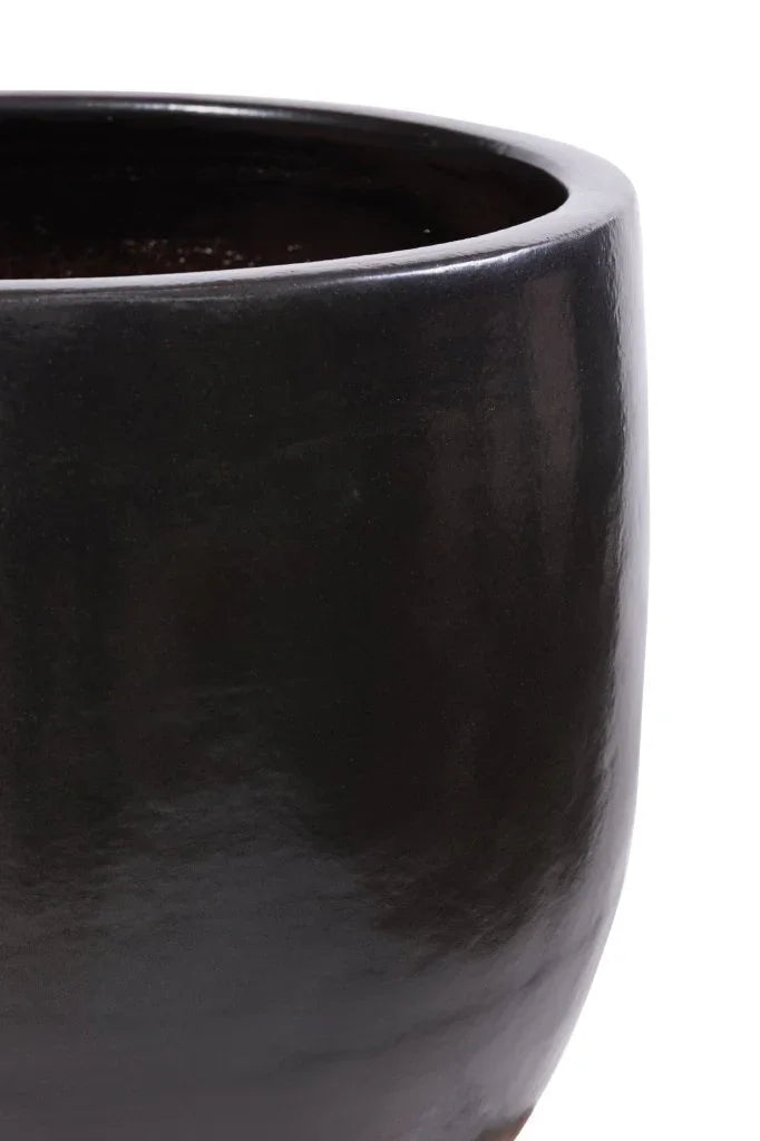 Reflection Ceramic Patio Planter (Set Of 2) - LOOMLAN - Seasonal Living - Outdoor Accessories