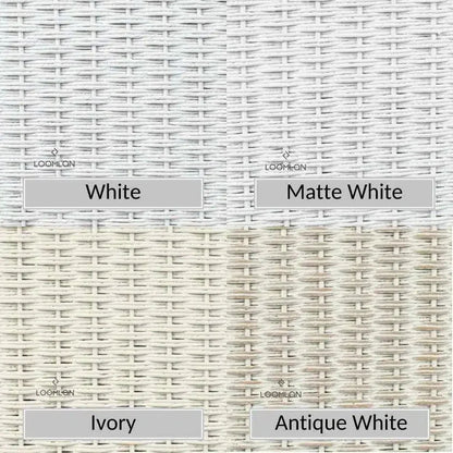 Reflections 3 - Seater Sofa All Weather Wicker Sunbrella Cushions - LOOMLAN - Lloyd Flanders - Outdoor Sofas & Loveseats