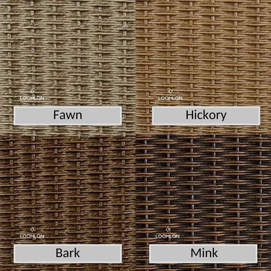 Reflections 3 - Seater Sofa All Weather Wicker Sunbrella Cushions - LOOMLAN - Lloyd Flanders - Outdoor Sofas & Loveseats