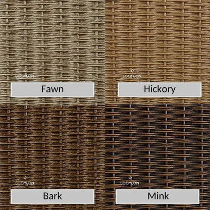 Reflections 3 - Seater Sofa All Weather Wicker Sunbrella Cushions - LOOMLAN - Lloyd Flanders - Outdoor Sofas & Loveseats