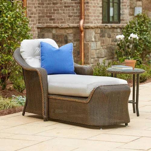 Reflections Day Chaise Lounger Side Table 2PC Set-Outdoor Lounge Sets-Lloyd Flanders-LOOMLAN