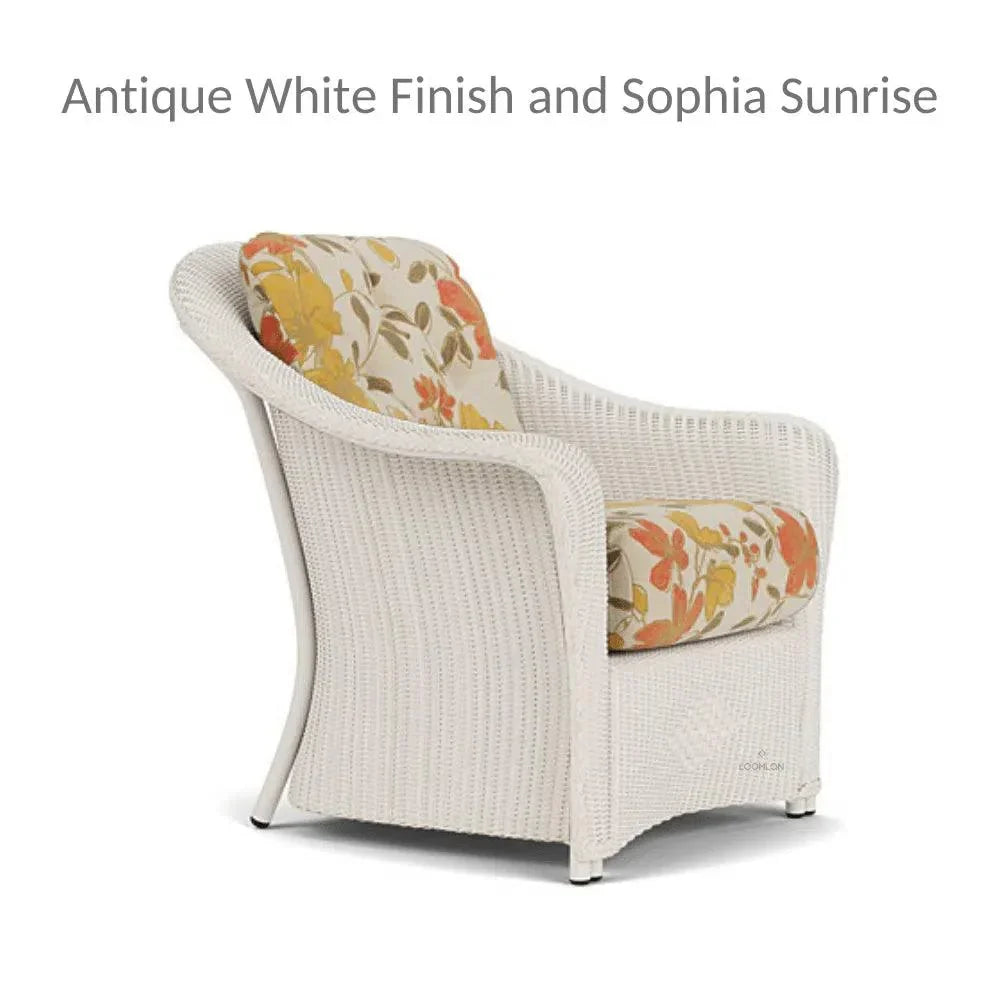 Reflections Loveseat 5PC Lounge Set Chairs & Tables-Outdoor Lounge Sets-Lloyd Flanders-LOOMLAN