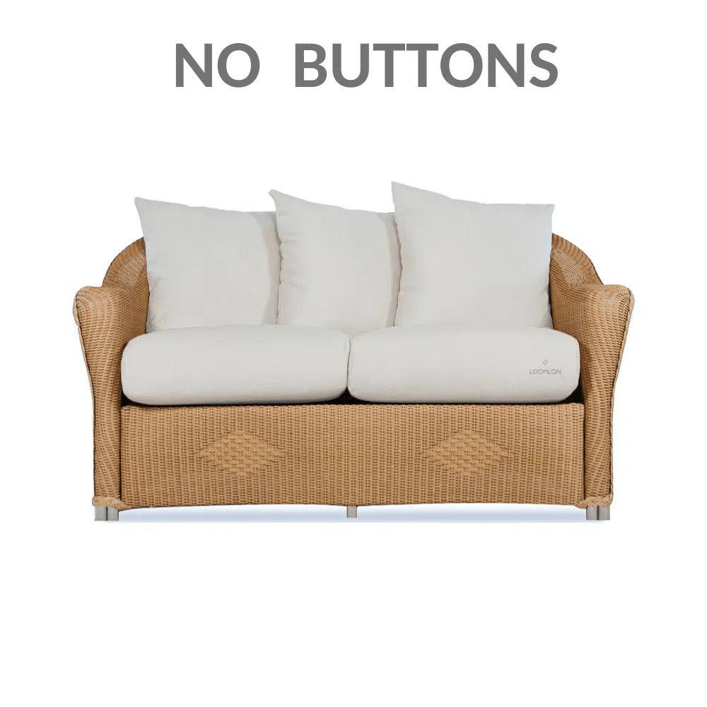 Reflections Replacement Cushions for Loveseat Glider-Outdoor Replacement Cushions-Lloyd Flanders-LOOMLAN