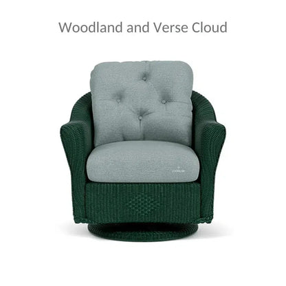 Reflections Swivel Rocker Lounge Chair Sunbrella-Outdoor Lounge Chairs-Lloyd Flanders-LOOMLAN