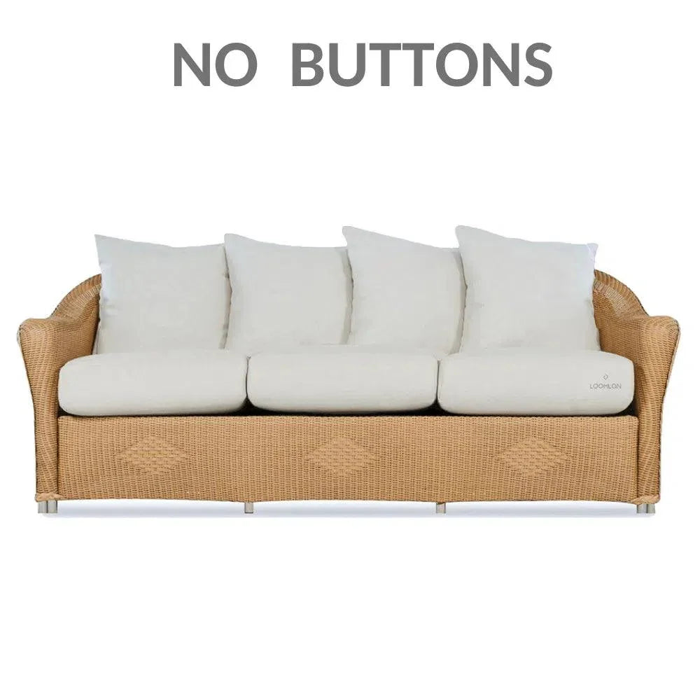 Reflections Wicker 3-Seater Sofa Set Coffee Table-Outdoor Lounge Sets-Lloyd Flanders-LOOMLAN