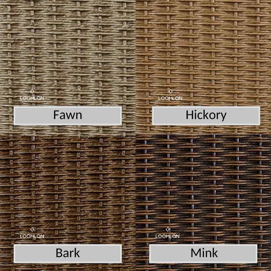 Reflections Wicker Dining Chair Sunbrella Cushion-Outdoor Dining Chairs-Lloyd Flanders-LOOMLAN