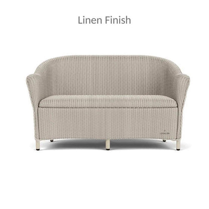 Reflections Wicker Loveseat Padded Seat Lloyd Flanders - LOOMLAN - Lloyd Flanders - Outdoor Sofas & Loveseats
