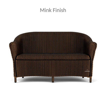 Reflections Wicker Loveseat Padded Seat Lloyd Flanders - LOOMLAN - Lloyd Flanders - Outdoor Sofas & Loveseats