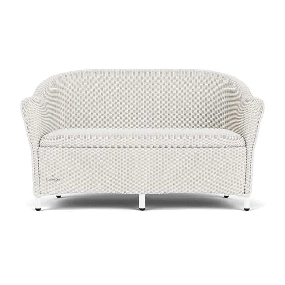Reflections Wicker Loveseat Padded Seat Lloyd Flanders - LOOMLAN - Lloyd Flanders - Outdoor Sofas & Loveseats