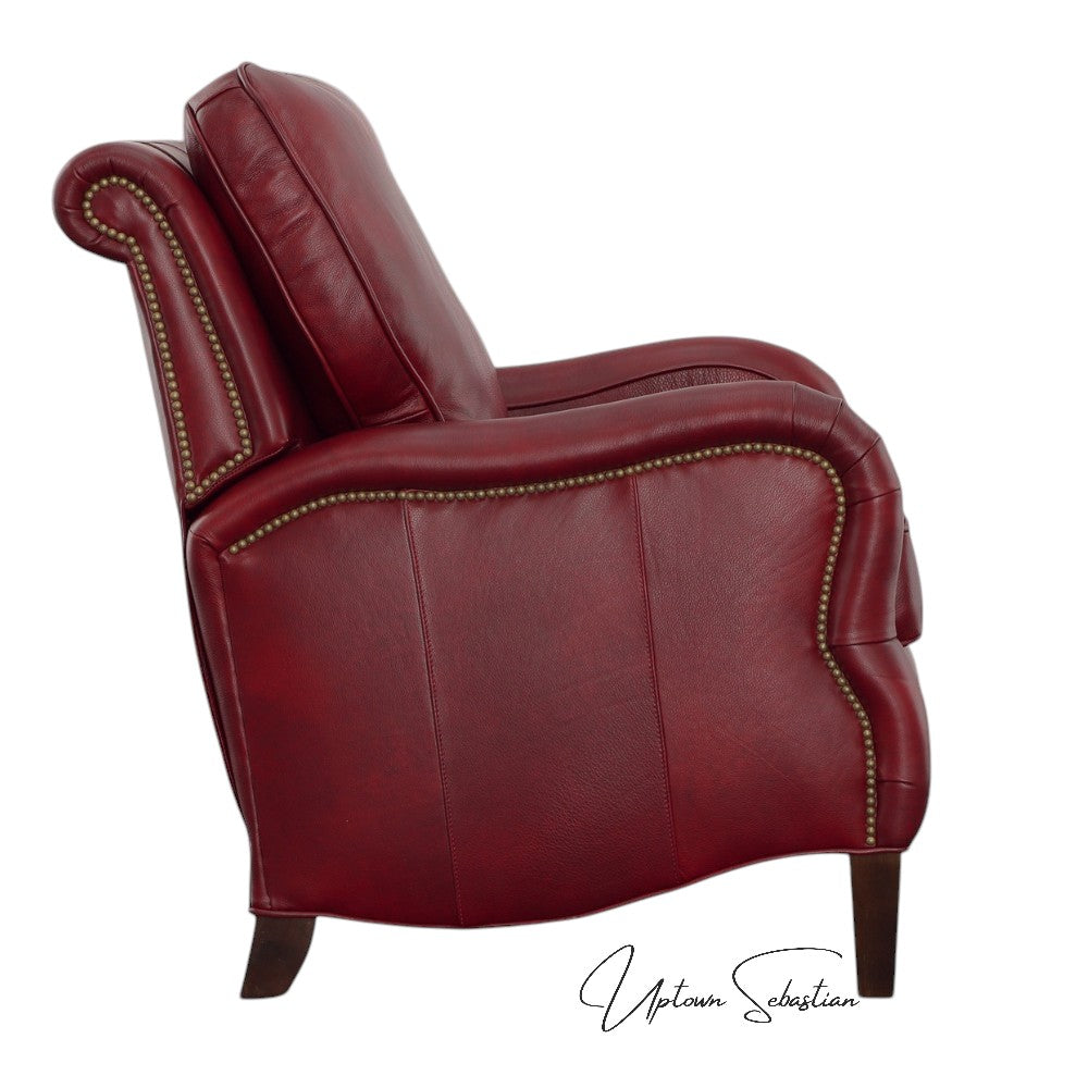 Regal Leather Power Push Button Recliner