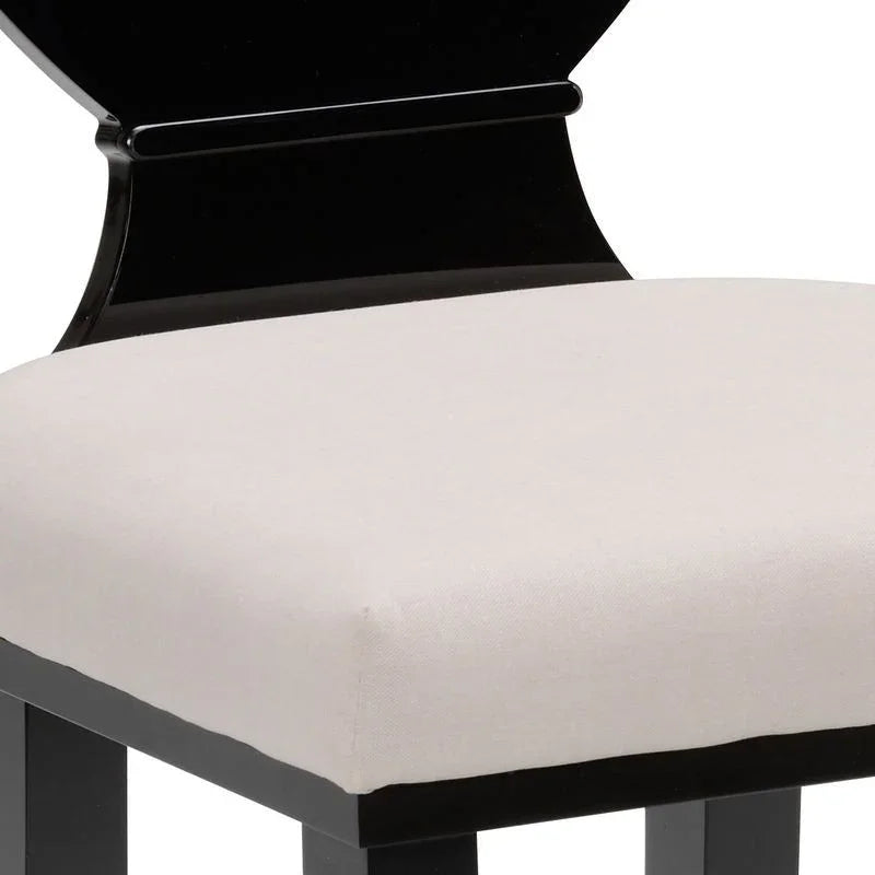 Regency Black Acrylic Frame Hall Chair - LOOMLAN - Chelsea House - Club Chairs