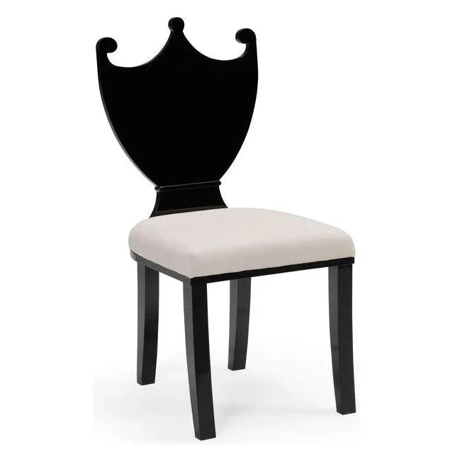 Regency Black Acrylic Frame Hall Chair - LOOMLAN - Chelsea House - Club Chairs