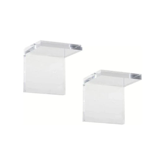 Regency Clear Acrylic Made Wall Bracket (Pr) - LOOMLAN - Chelsea House - Wall Shelves & Ledgers