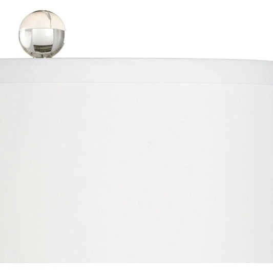 Regency Crystal And Nickel Made Table Lamp - LOOMLAN - Wildwood - Table Lamps