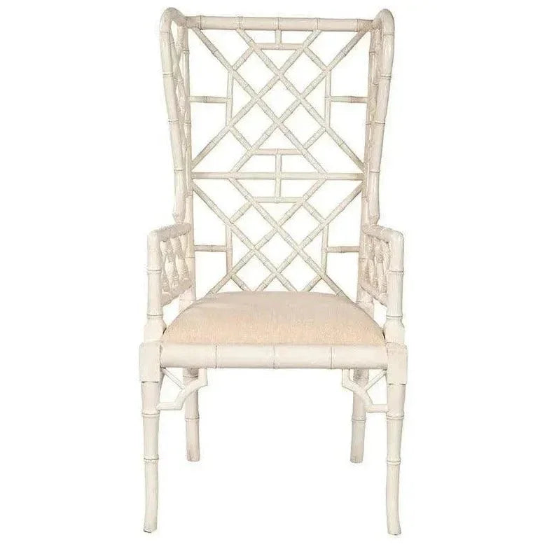 Regency Wingback Mahogany Armchair 2PC - LOOMLAN - Furniture Classics - Dining Chairs