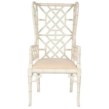 Regency Wingback Mahogany Armchair 2PC - LOOMLAN - Furniture Classics - Dining Chairs