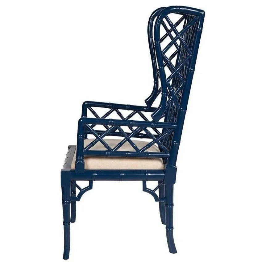 Regency Wingback Mahogany Armchair 2PC - LOOMLAN - Furniture Classics - Dining Chairs