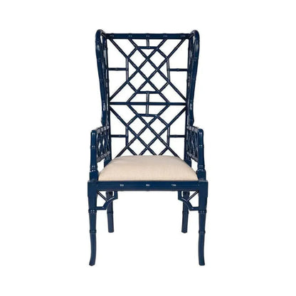 Regency Wingback Mahogany Armchair 2PC - LOOMLAN - Furniture Classics - Dining Chairs