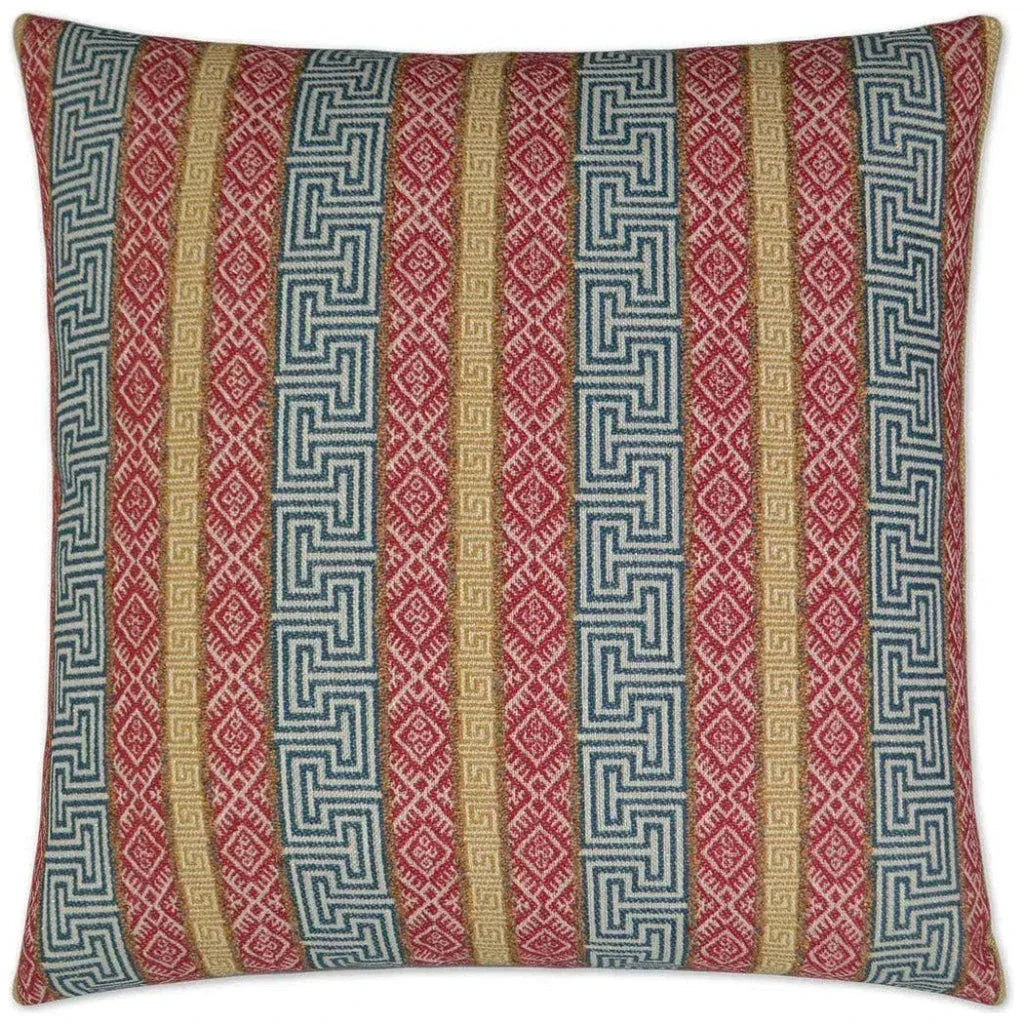 Regis Red Throw Pillow With Insert - LOOMLAN - D.V. Kap - Throw Pillows