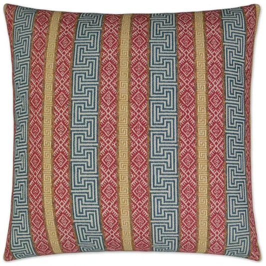 Regis Red Throw Pillow With Insert - LOOMLAN - D.V. Kap - Throw Pillows