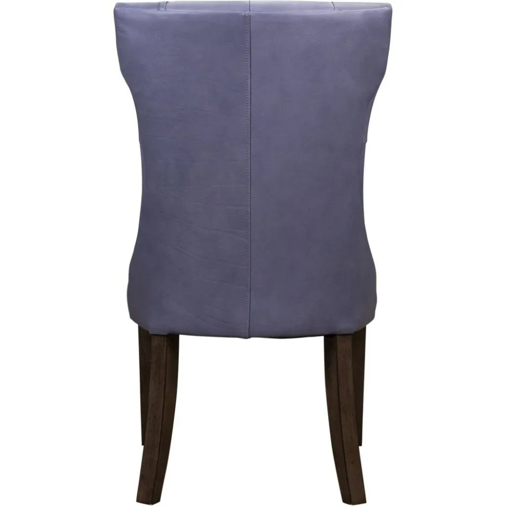 Reid Leather Luxury Style Dining Chair - LOOMLAN - Olivia + Quinn - Dining Chairs