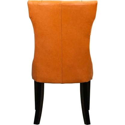 Reid Leather Luxury Style Dining Chair - LOOMLAN - Olivia + Quinn - Dining Chairs