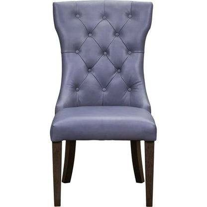 Reid Leather Luxury Style Dining Chair - LOOMLAN - Olivia + Quinn - Dining Chairs