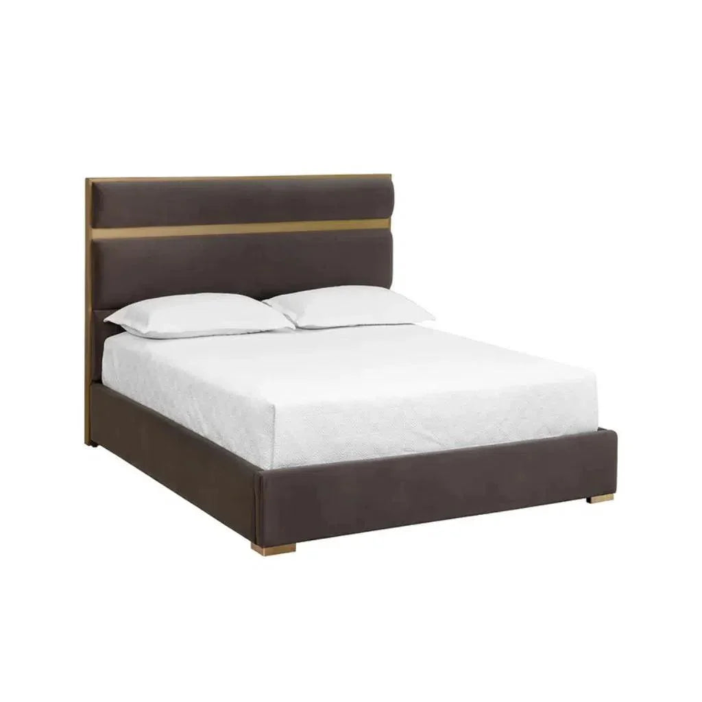 Reign Fabric Meg Ash Bed - LOOMLAN - SUNPAN - Beds