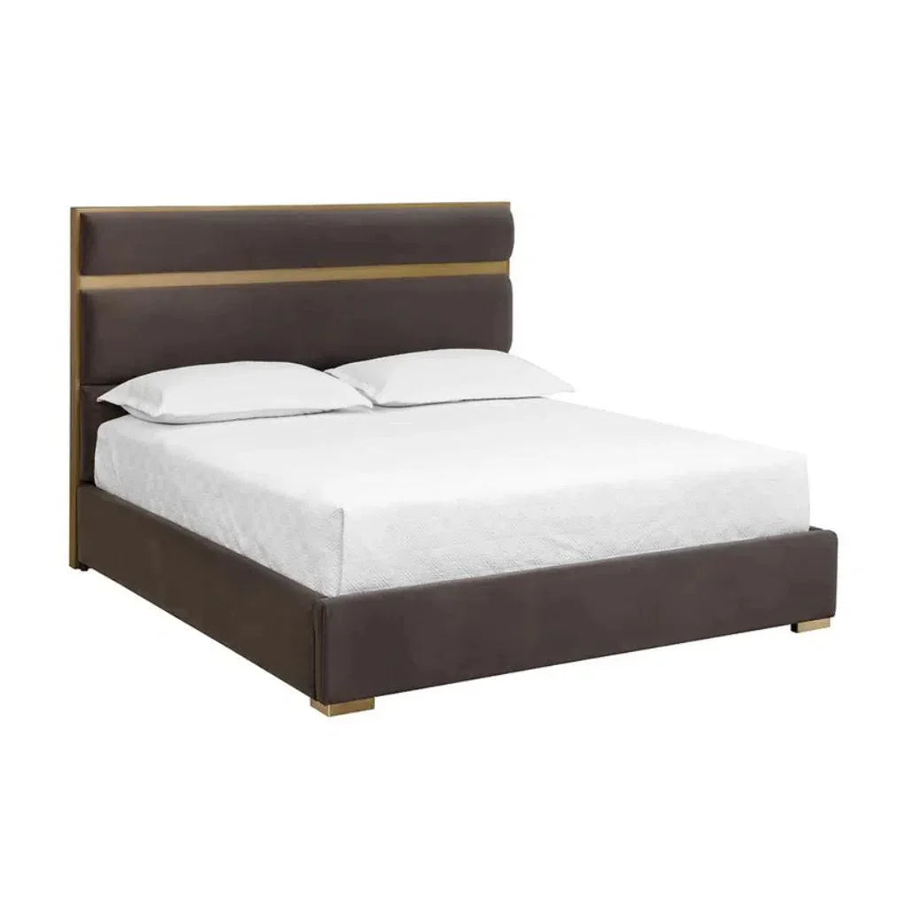 Reign Fabric Meg Ash Bed - LOOMLAN - SUNPAN - Beds