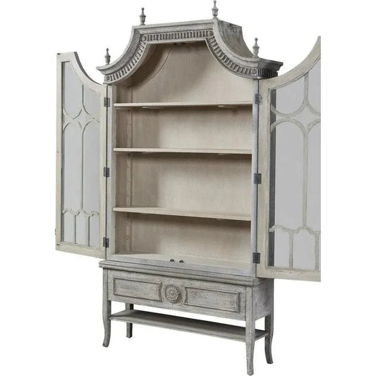 Reims Cathedral Arched Cabinet - LOOMLAN - Furniture Classics - Buffets & Curios